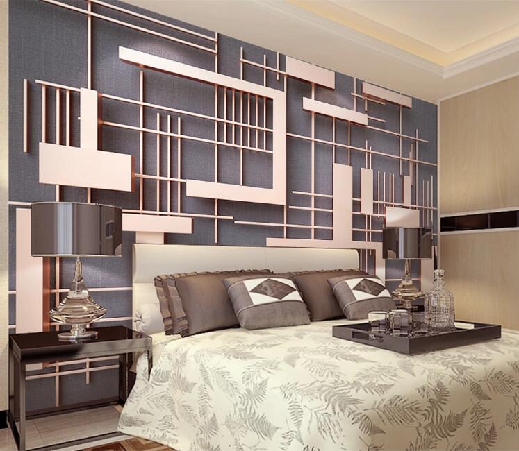 3D Minimalistic Patchwork WC136 Wall Murals