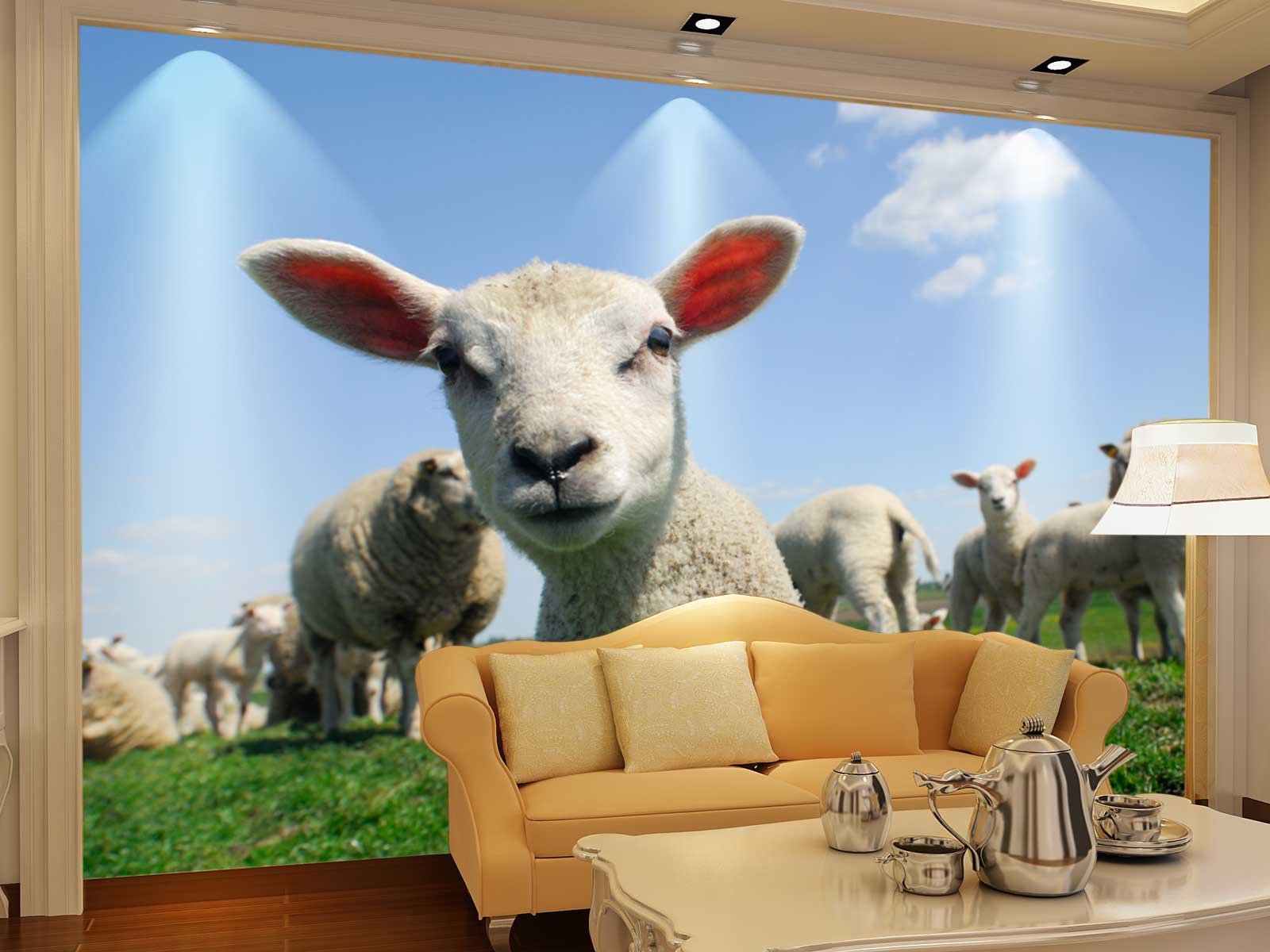 Cute Sheep Wallpaper AJ Wallpaper 
