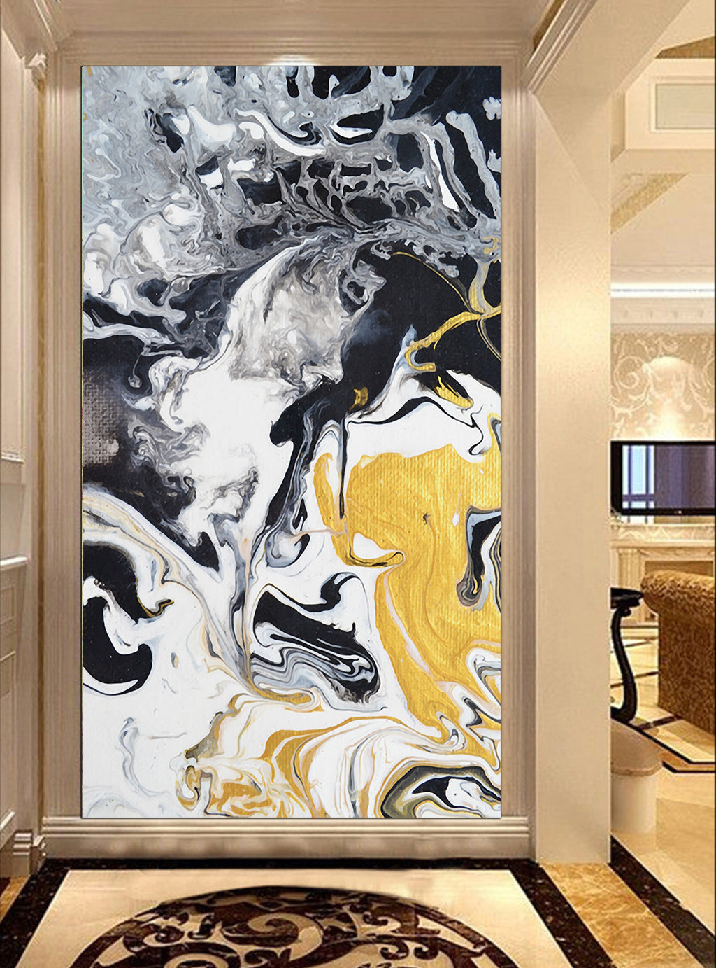 3D Abstract Ink WG060 Wall Murals