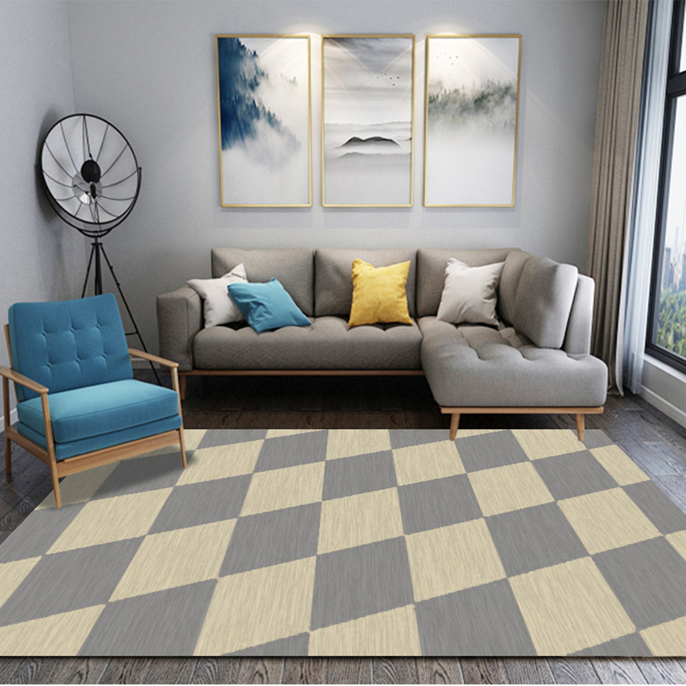 3D Color Pattern WG279 Non Slip Rug Mat Mat AJ Creativity Home 