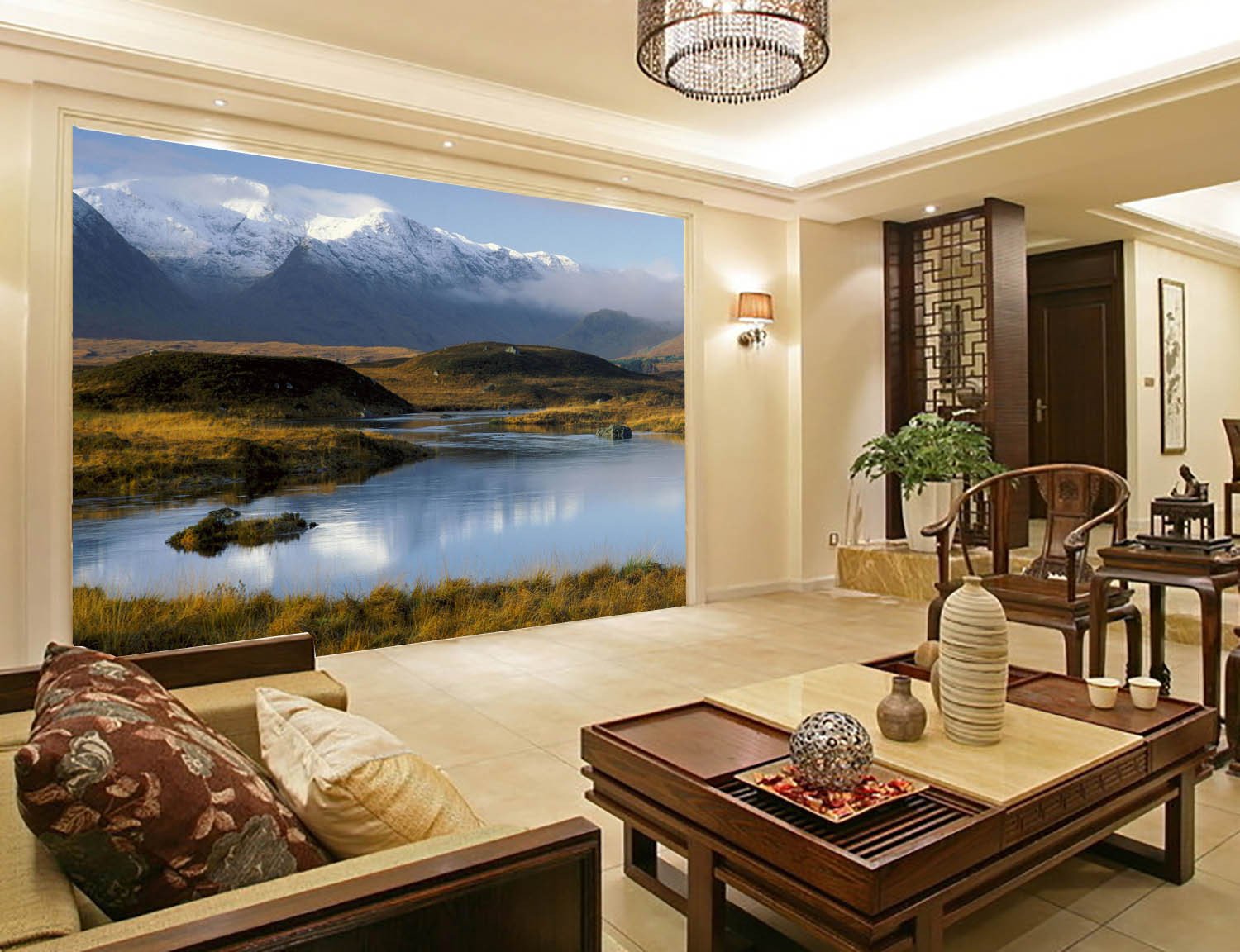 Snow Mountains Lake 1 Wallpaper AJ Wallpaper 