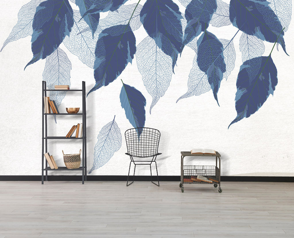 3D Big Leaves WG364 Wall Murals