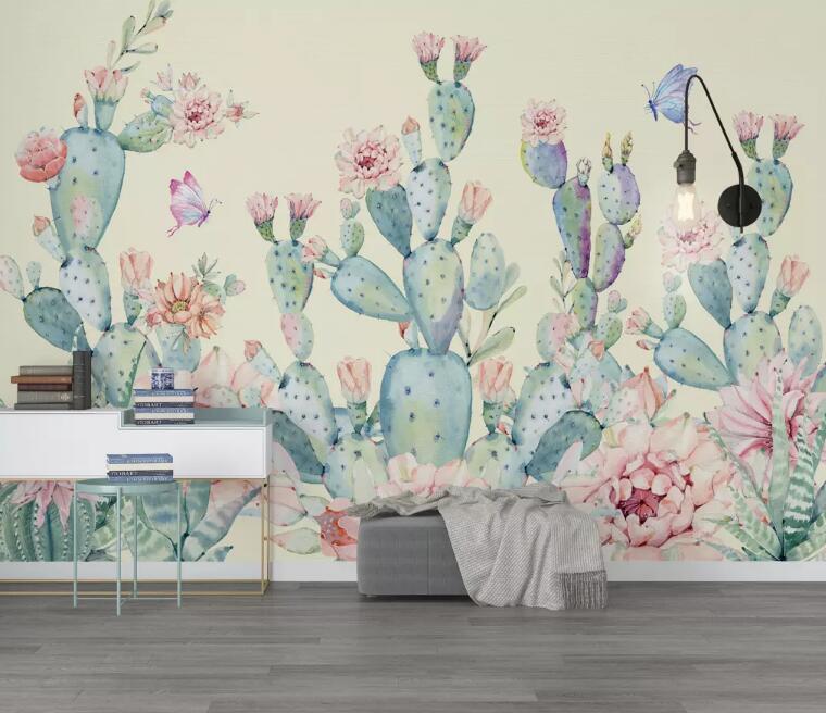 3D Color Plant WG15 Wall Murals Wallpaper AJ Wallpaper 2 