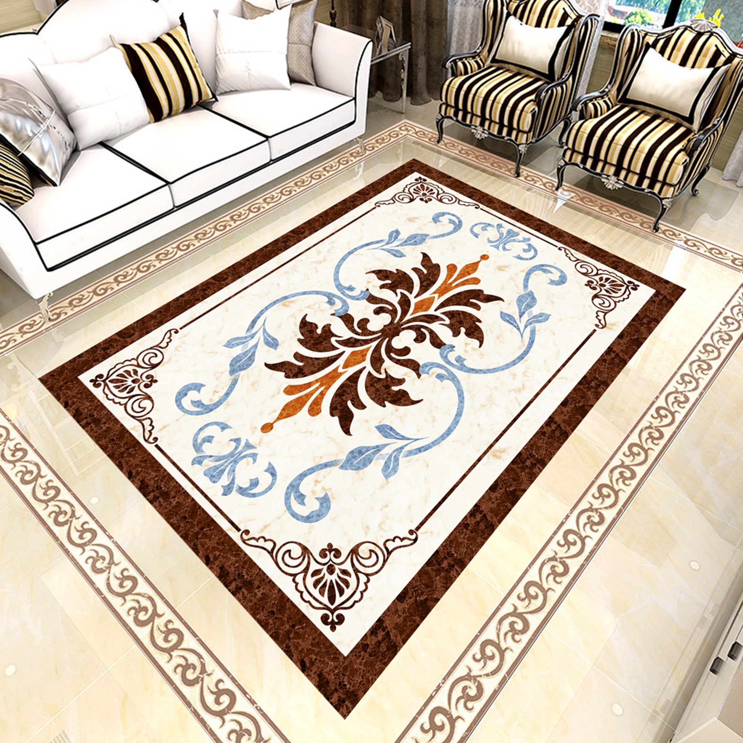 3D Color Pattern WG113 Floor Mural Wallpaper AJ Wallpaper 2 