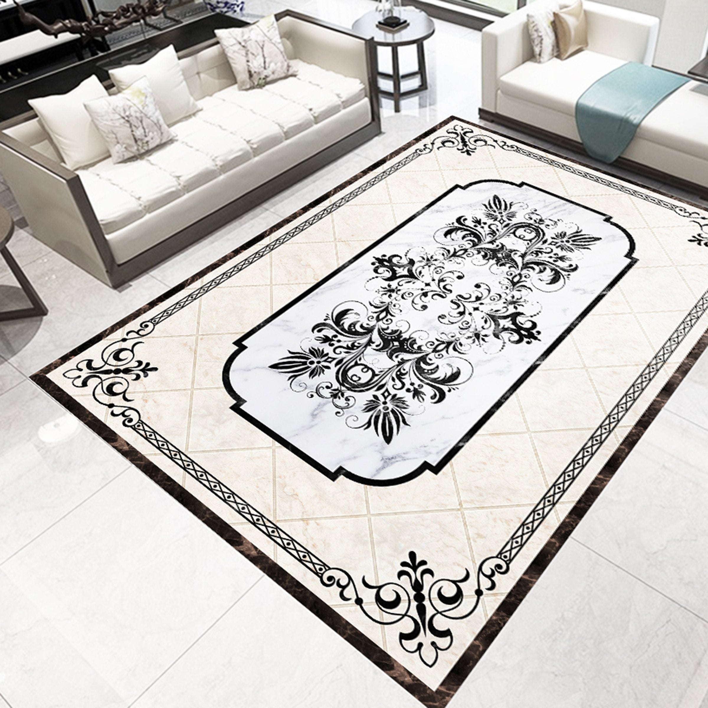 3D Religious Pattern WG238 Floor Mural Wallpaper AJ Wallpaper 2 