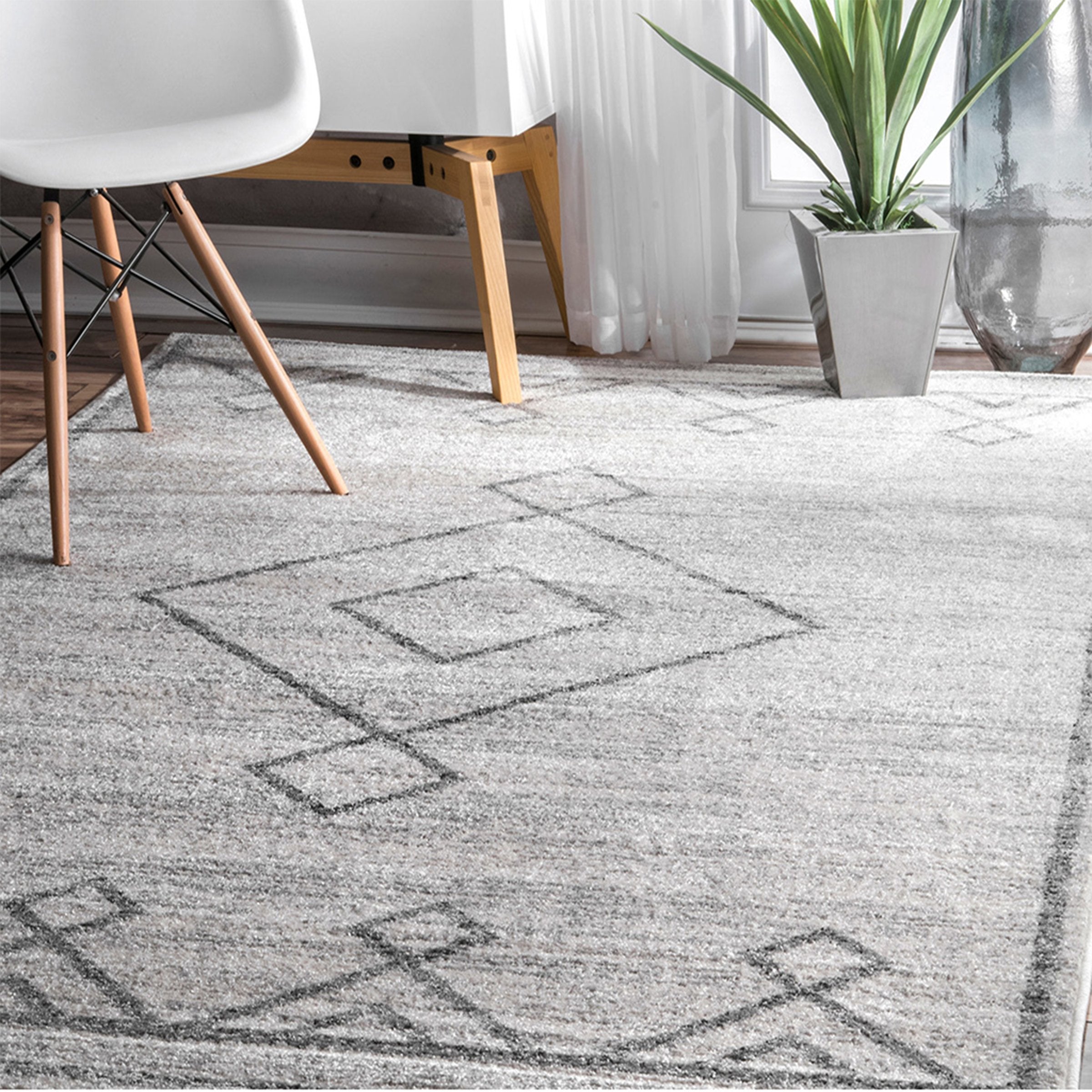 3D Black Diamond WG122 Non Slip Rug Mat Mat AJ Creativity Home 