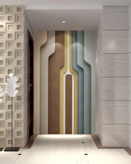 3D Colored Planks WC270 Wall Murals