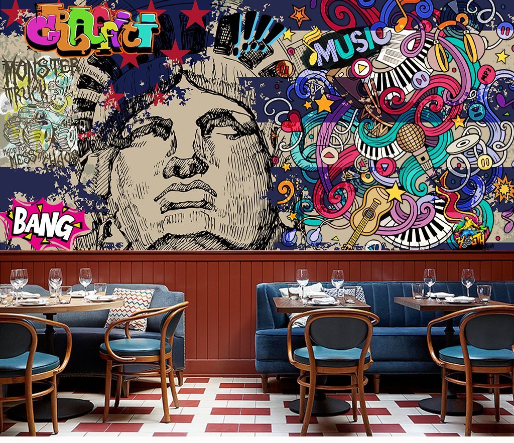 3D Color Graffiti 656 Wall Murals Wallpaper AJ Wallpaper 2 