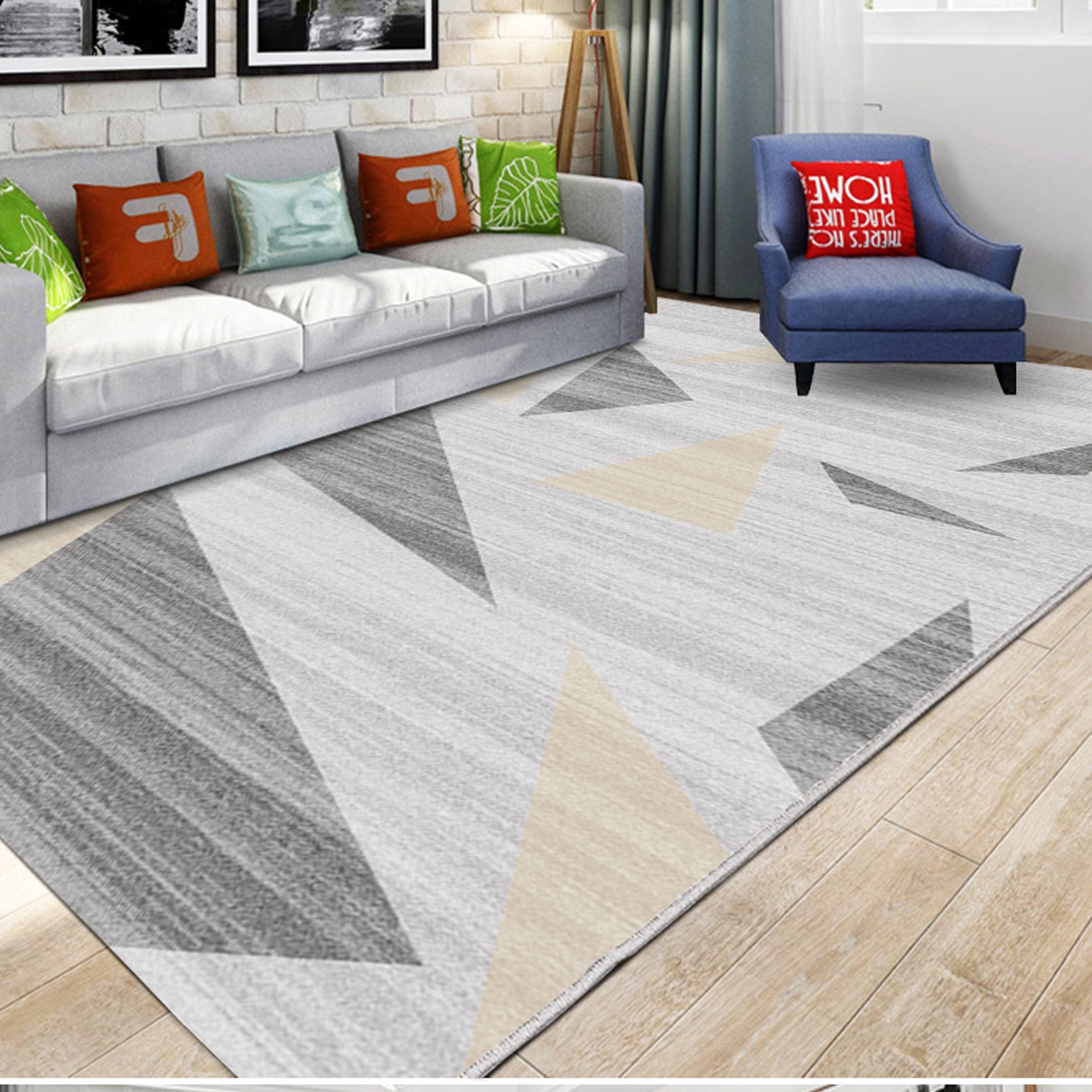 3D Modern Geometric Pattern WG416 Non Slip Rug Mat Mat AJ Creativity Home 