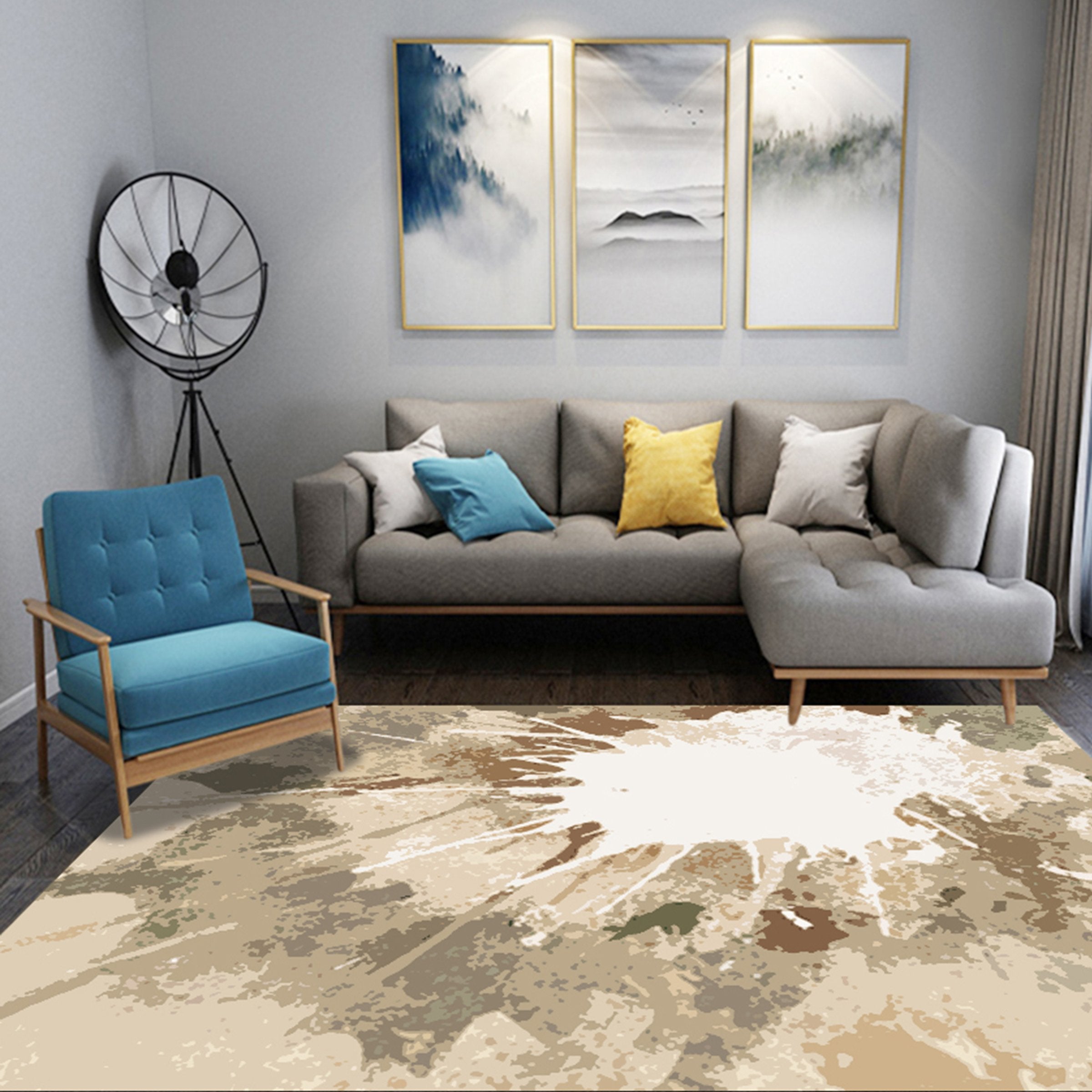 3D Color Inkjet WG282 Non Slip Rug Mat Mat AJ Creativity Home 