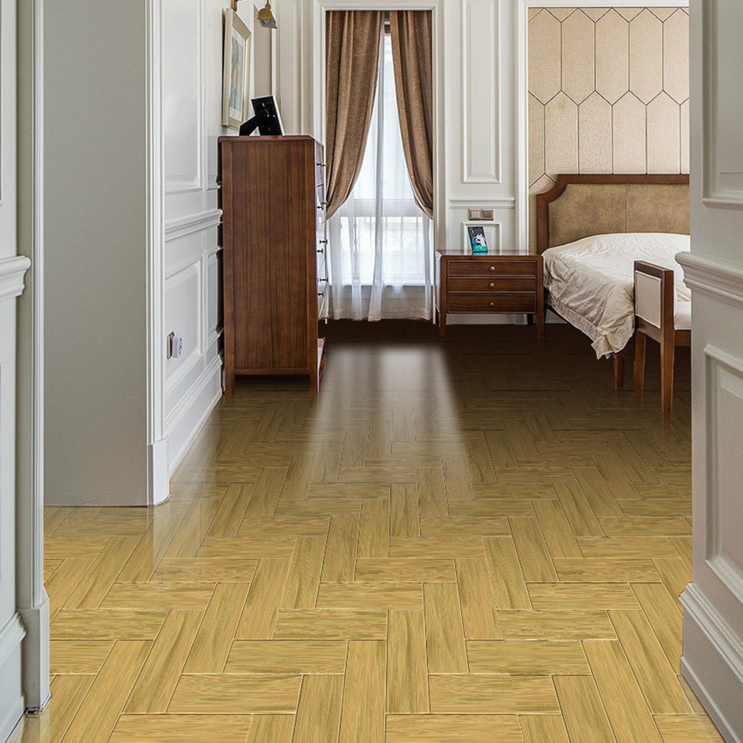 3D Wood Grain WG668 Floor Mural Wallpaper AJ Wallpaper 2 