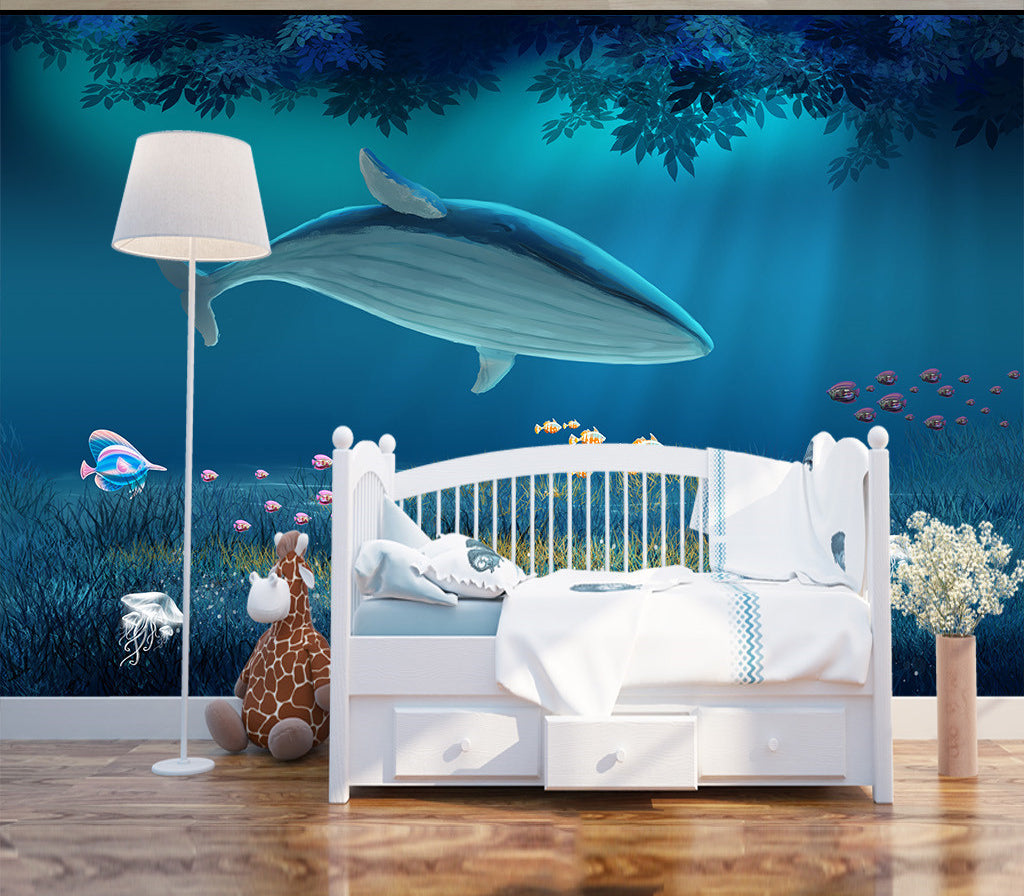 3D Deep Sea Fish WG413 Wall Murals