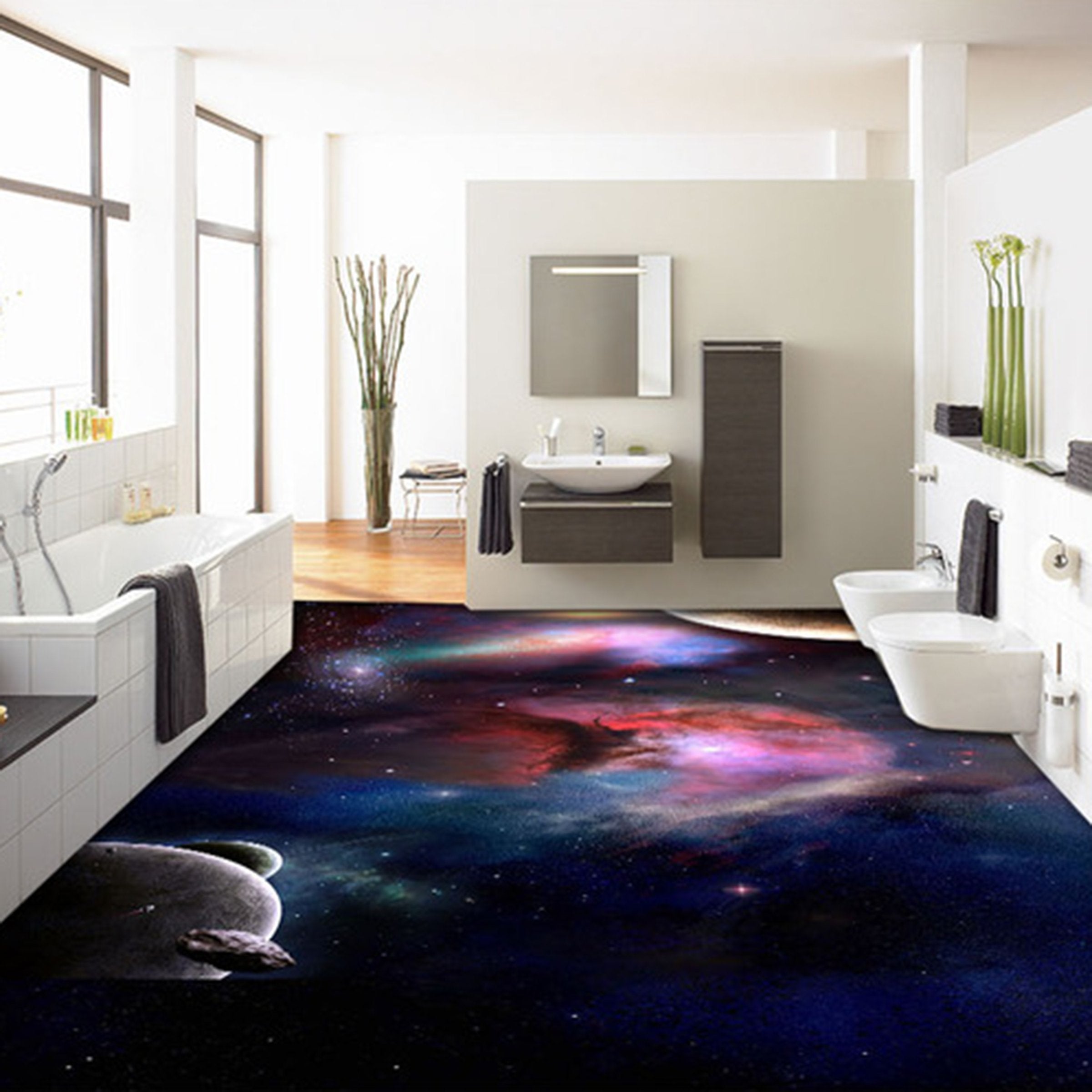 3D Colored Starry Sky WG150 Floor Mural Wallpaper AJ Wallpaper 2 
