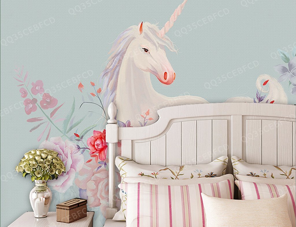 3D Unicorn 129 Wall Murals Wallpaper AJ Wallpaper 2 