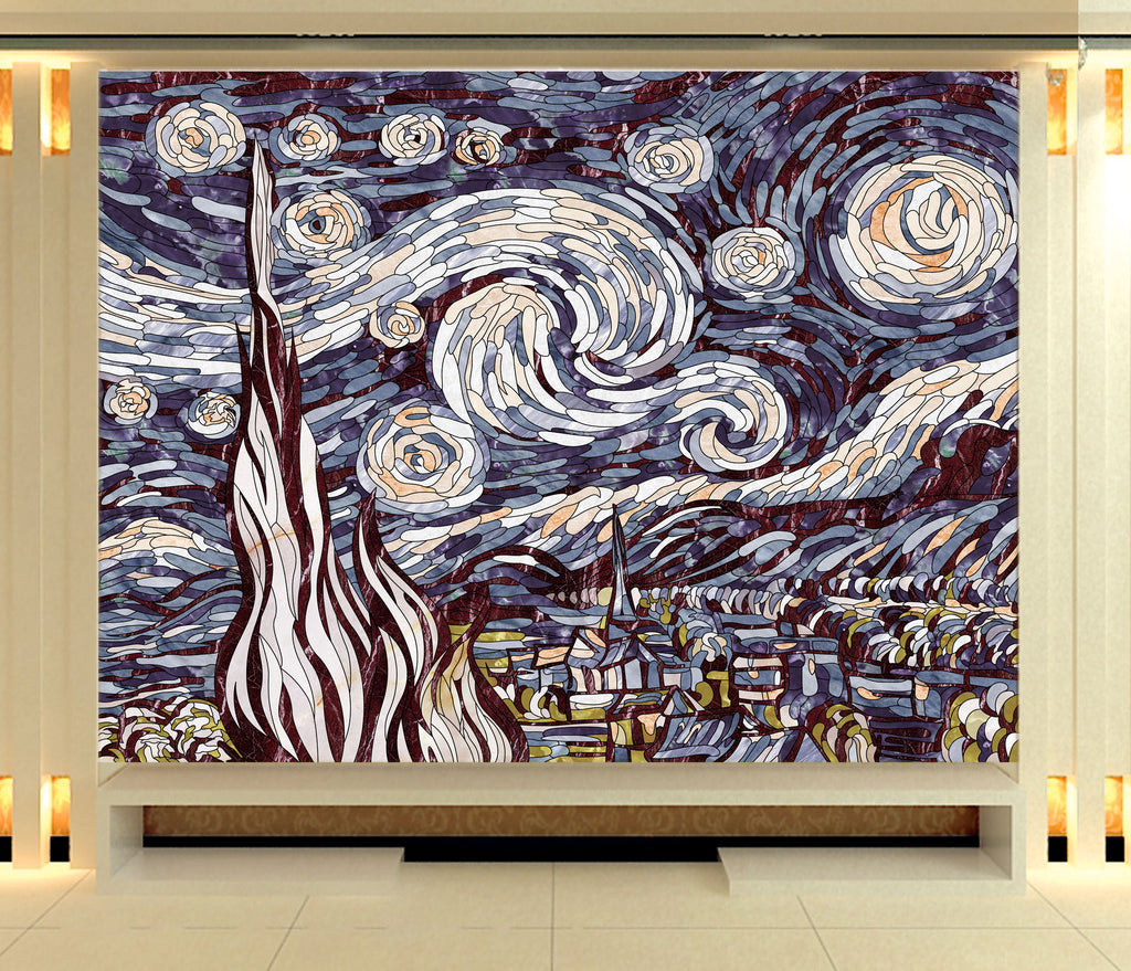 3D White Tree WC054 Wall Murals