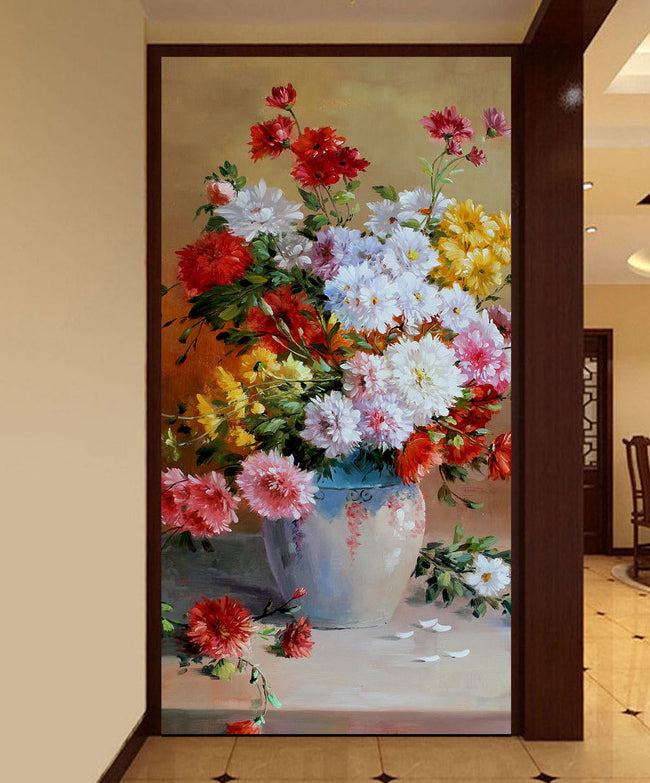 3D Rich Flower WG142 Wall Murals