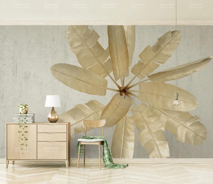 3D Dead Leaves WC187 Wall Murals