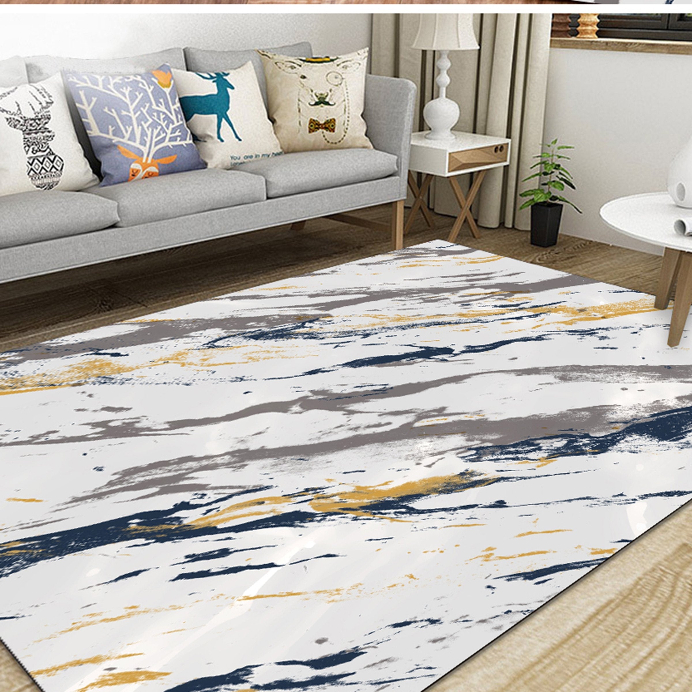 3D Color Pattern WG436 Non Slip Rug Mat Mat AJ Creativity Home 