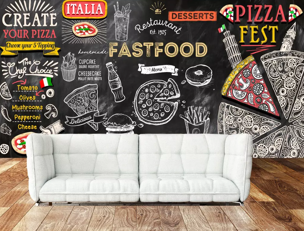 3D Menu Pizza Cola 352 Wallpaper AJ Wallpaper 2 
