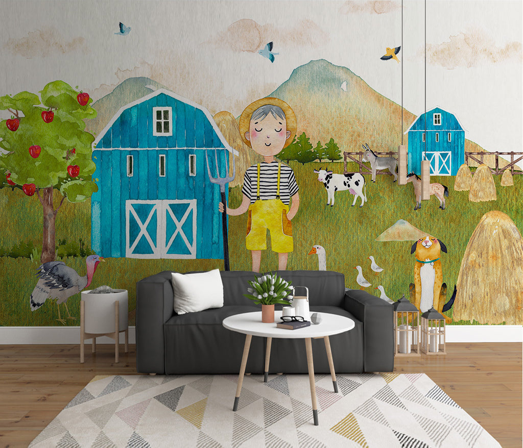 3D House Ranch WG431 Wall Murals