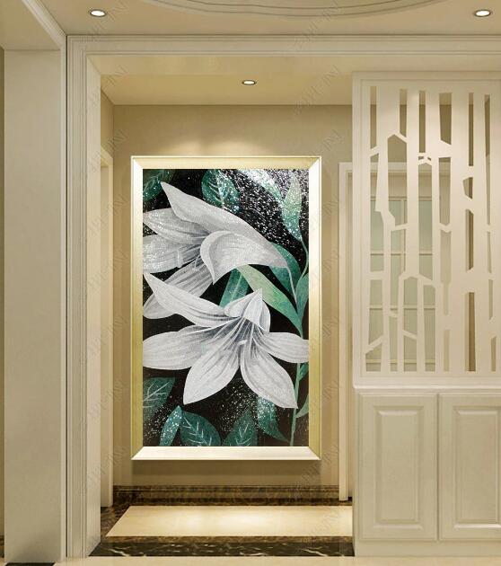 3D White Magnolia Flower WC276 Wall Murals