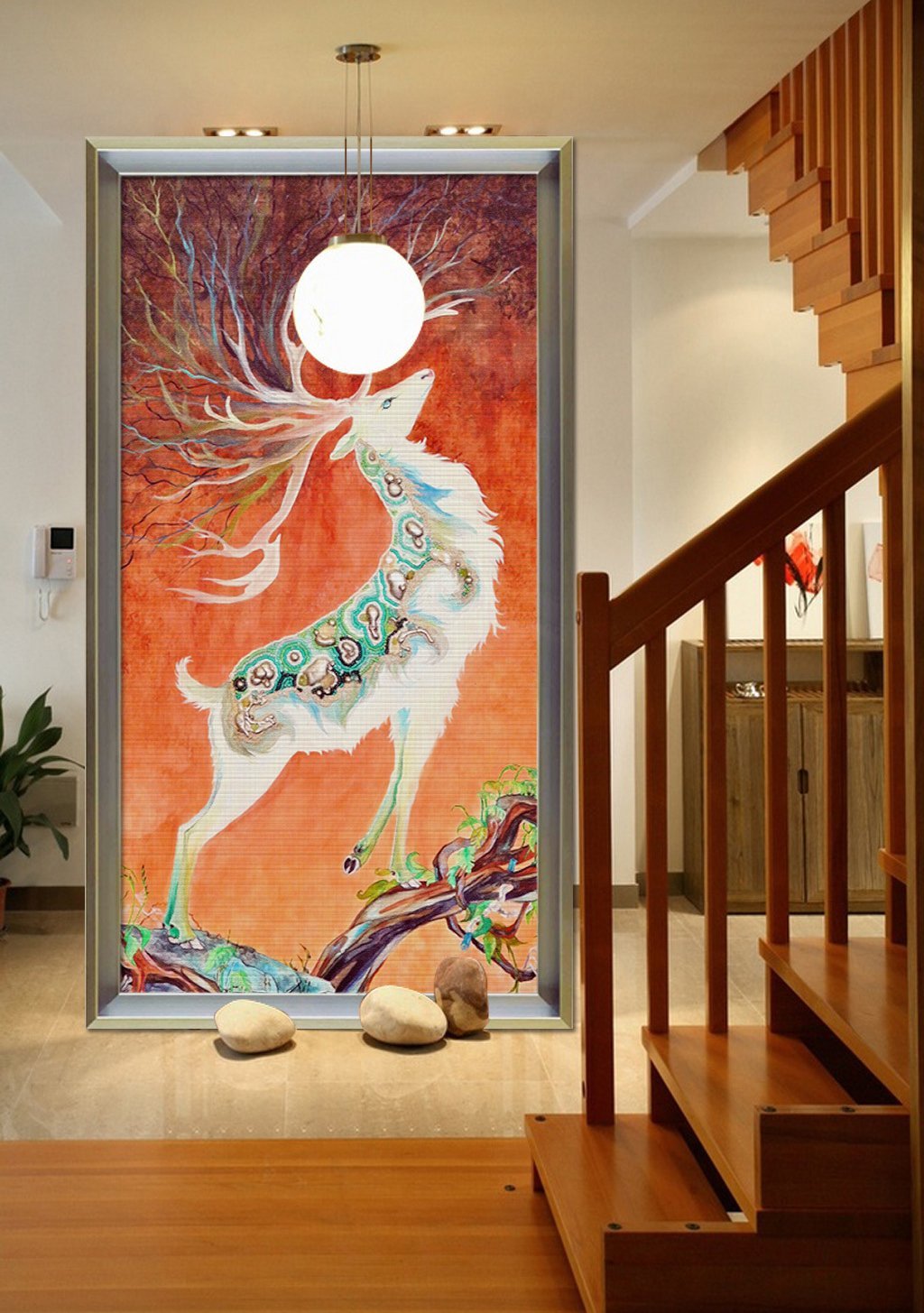 3D Elk Moon 558 Wall Murals Wallpaper AJ Wallpaper 2 