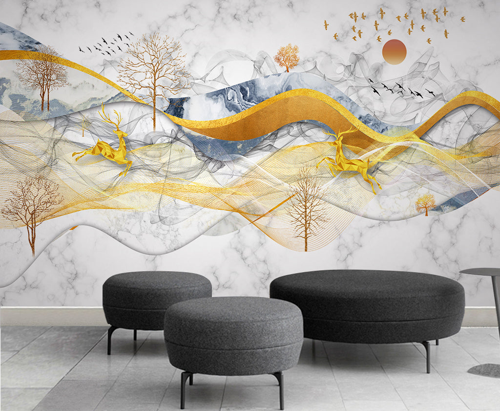 3D Group Of Birds WG420 Wall Murals
