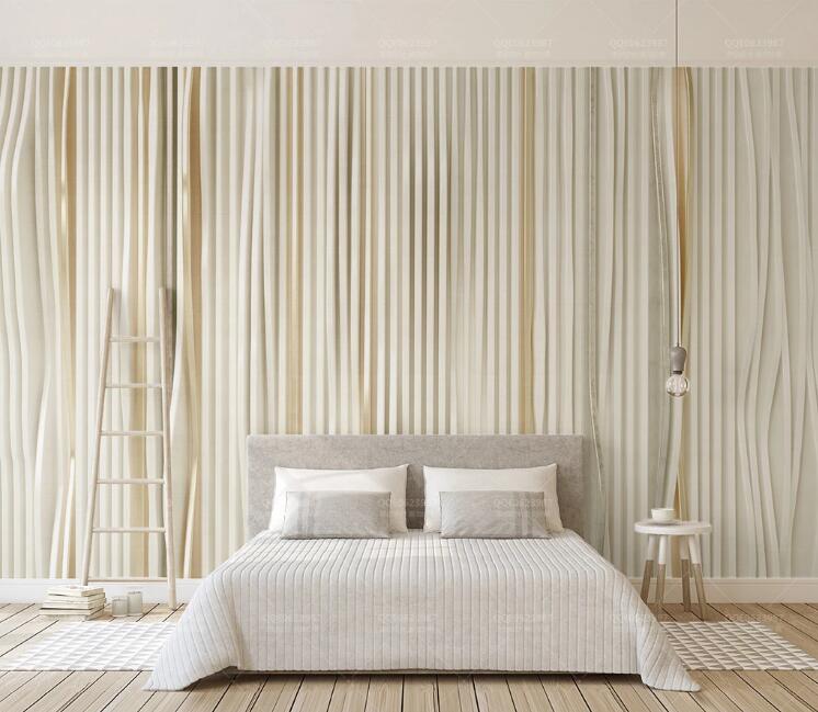 3D White Trees WC195 Wall Murals