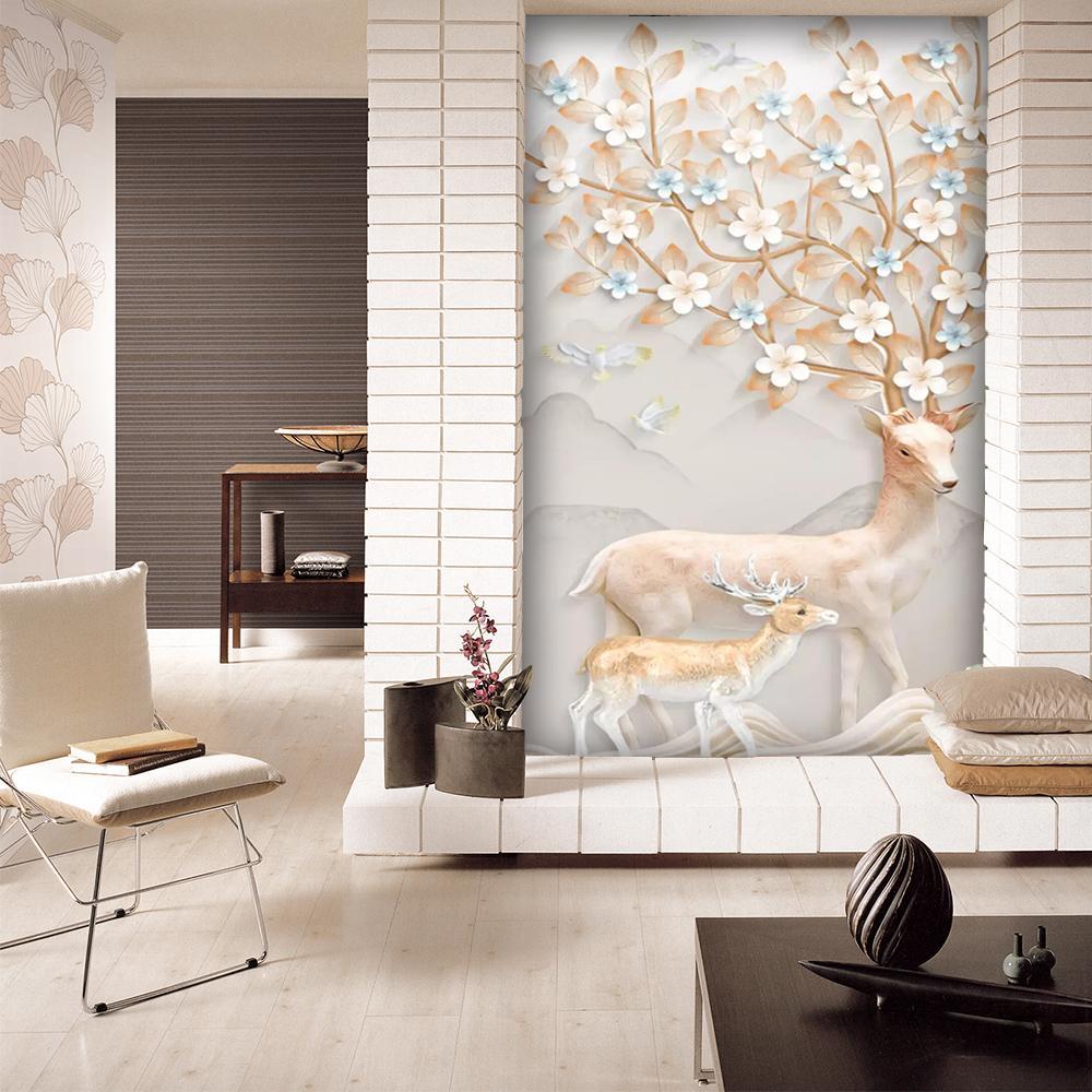 3D Beautiful Antler 500 Wallpaper AJ Wallpaper 