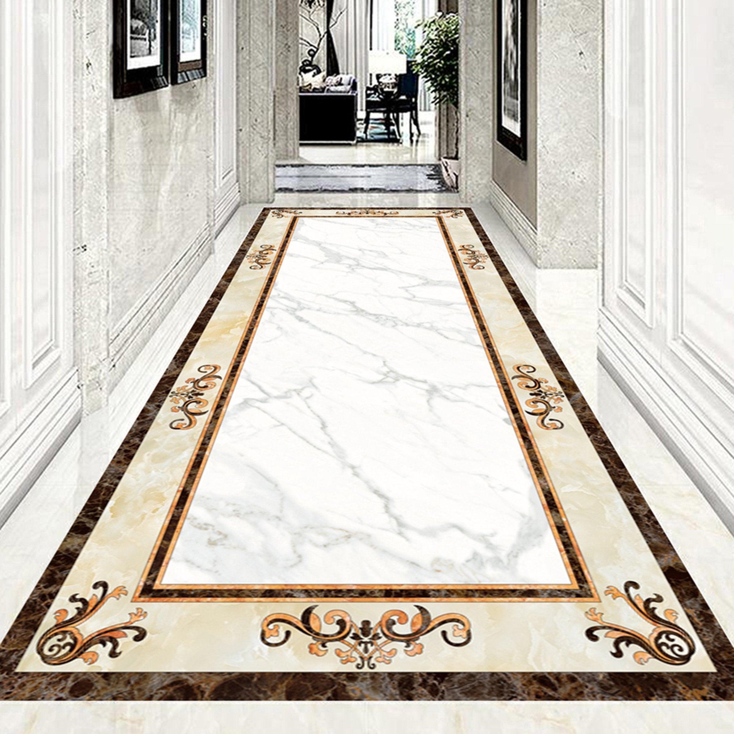 3D Yellow Lace WG244 Floor Mural Wallpaper AJ Wallpaper 2 