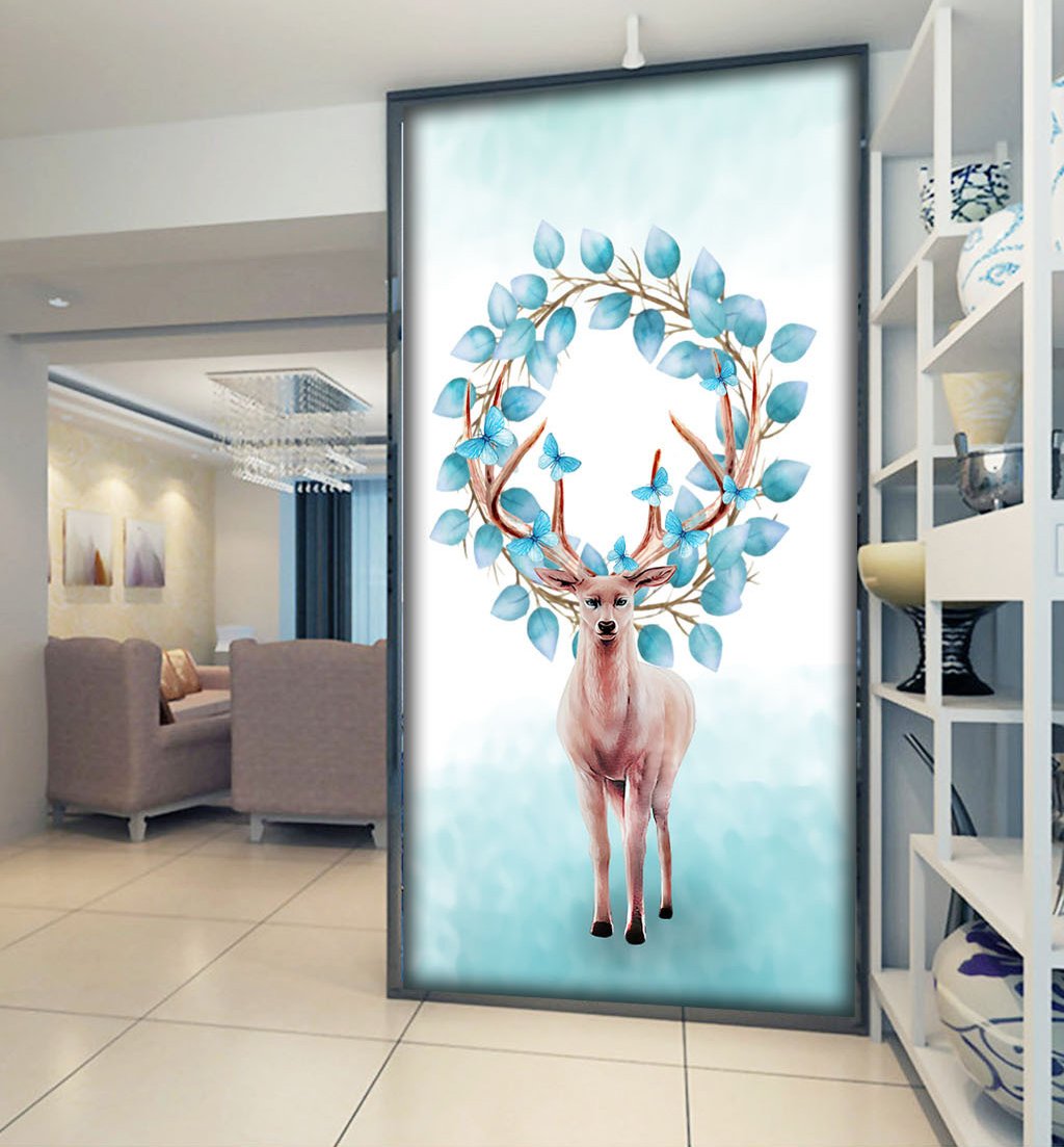3D Elk Garland 559 Wall Murals Wallpaper AJ Wallpaper 2 