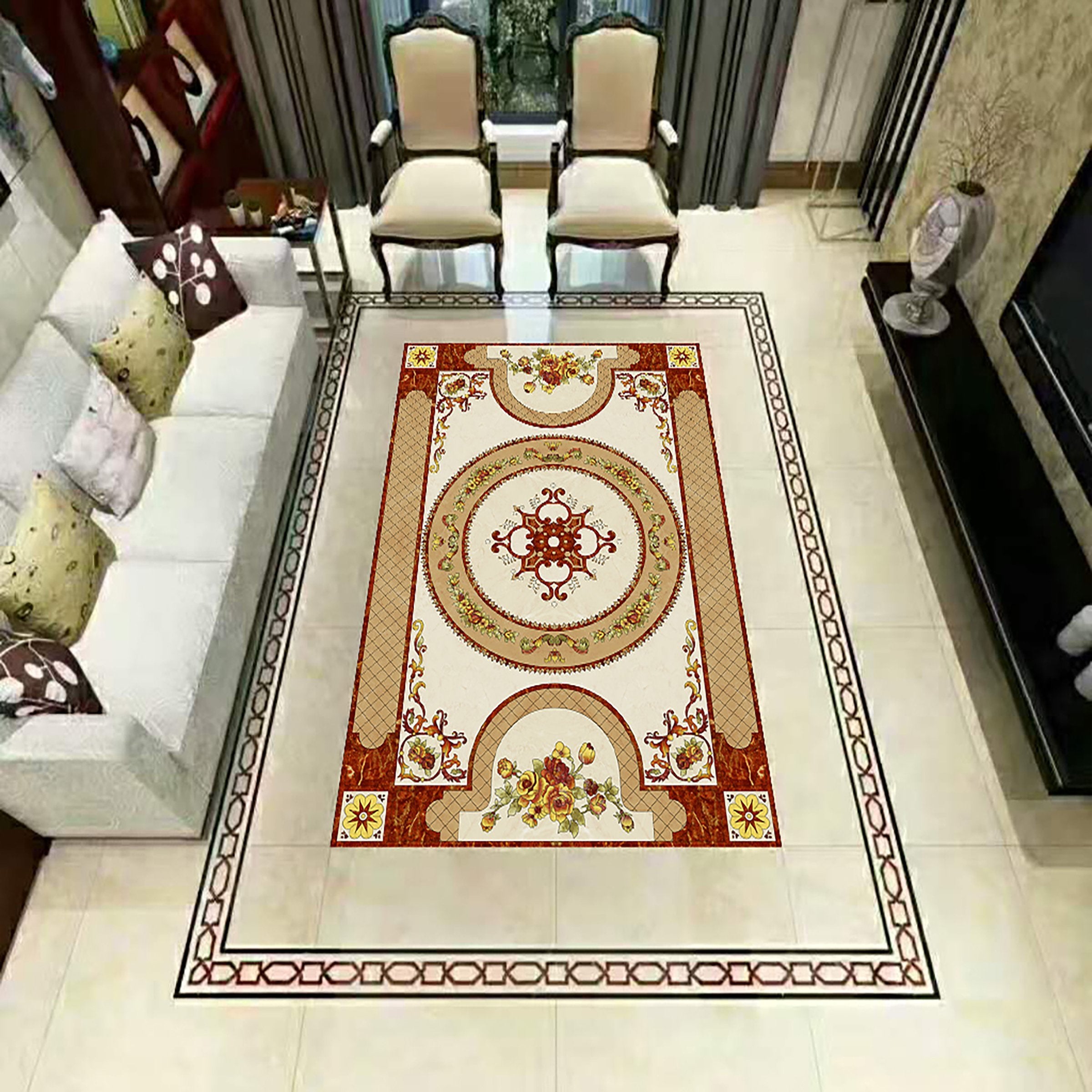3D Colorful Pattern WG103 Floor Mural Wallpaper AJ Wallpaper 2 