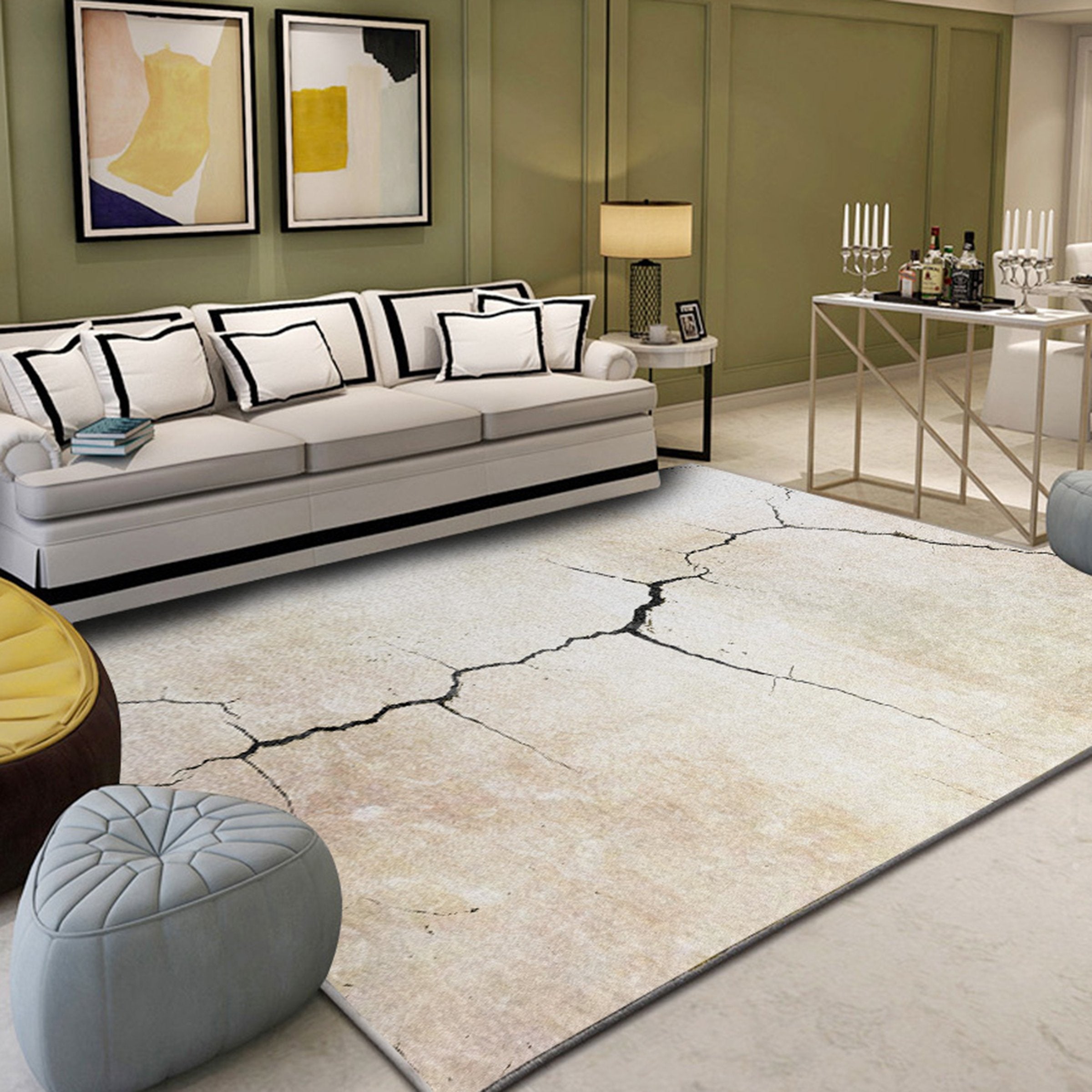 3D Crack WG286 Non Slip Rug Mat Mat AJ Creativity Home 