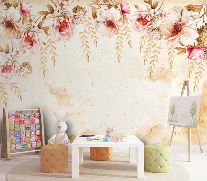 3D Cute Flowers WG17 Wall Murals Wallpaper AJ Wallpaper 2 