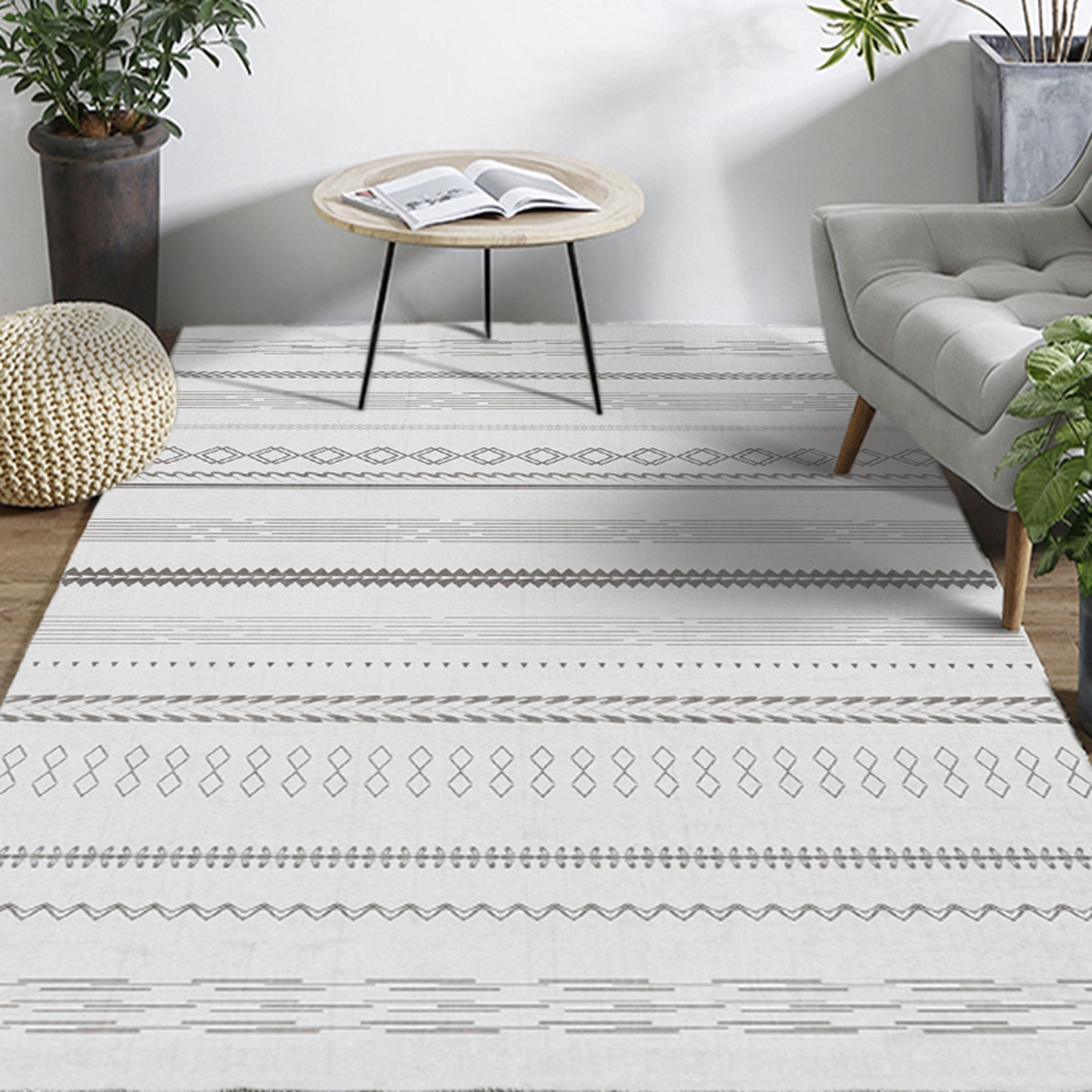 3D Black Pattern WG291 Non Slip Rug Mat Mat AJ Creativity Home 