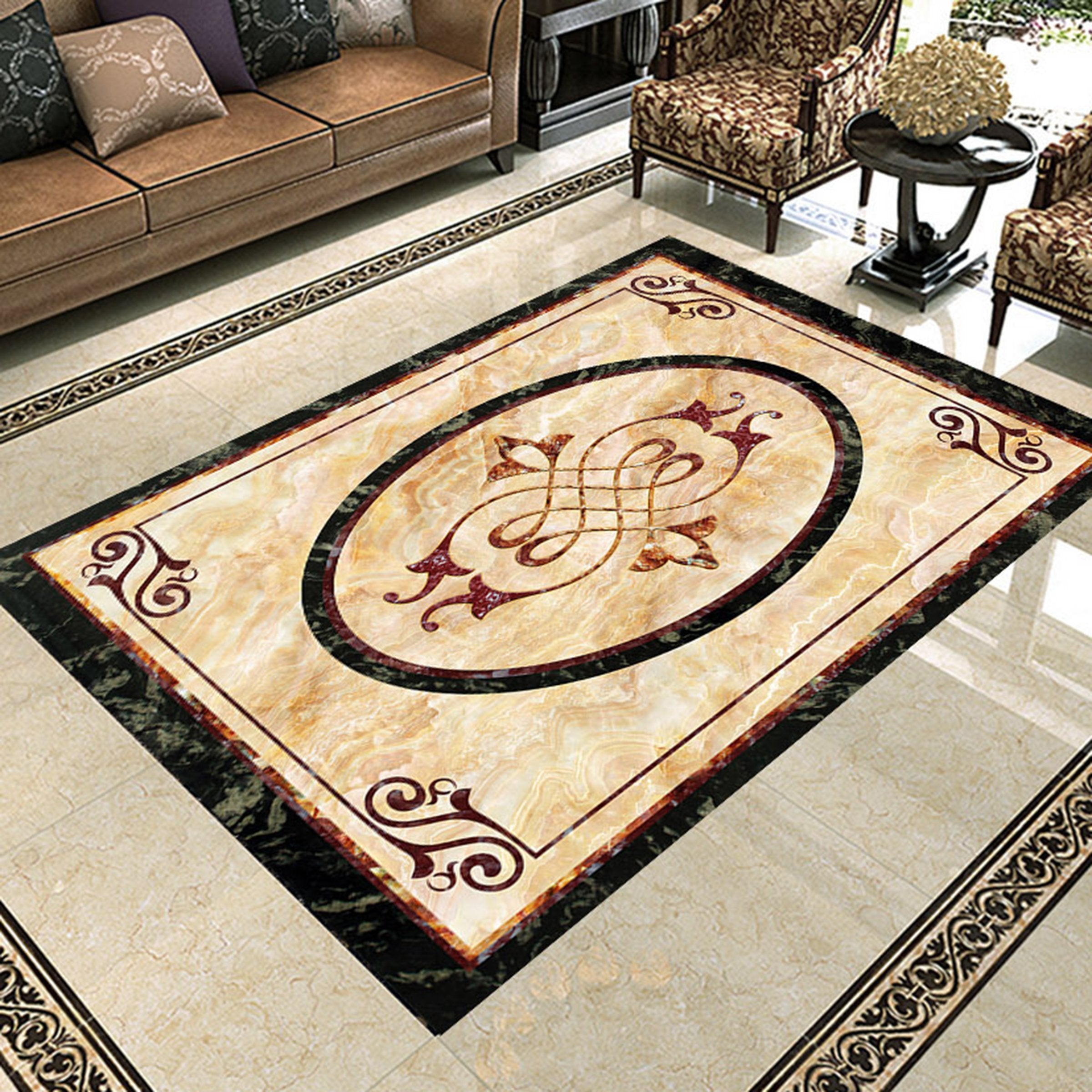3D Marble Pattern WG328 Floor Mural Wallpaper AJ Wallpaper 2 