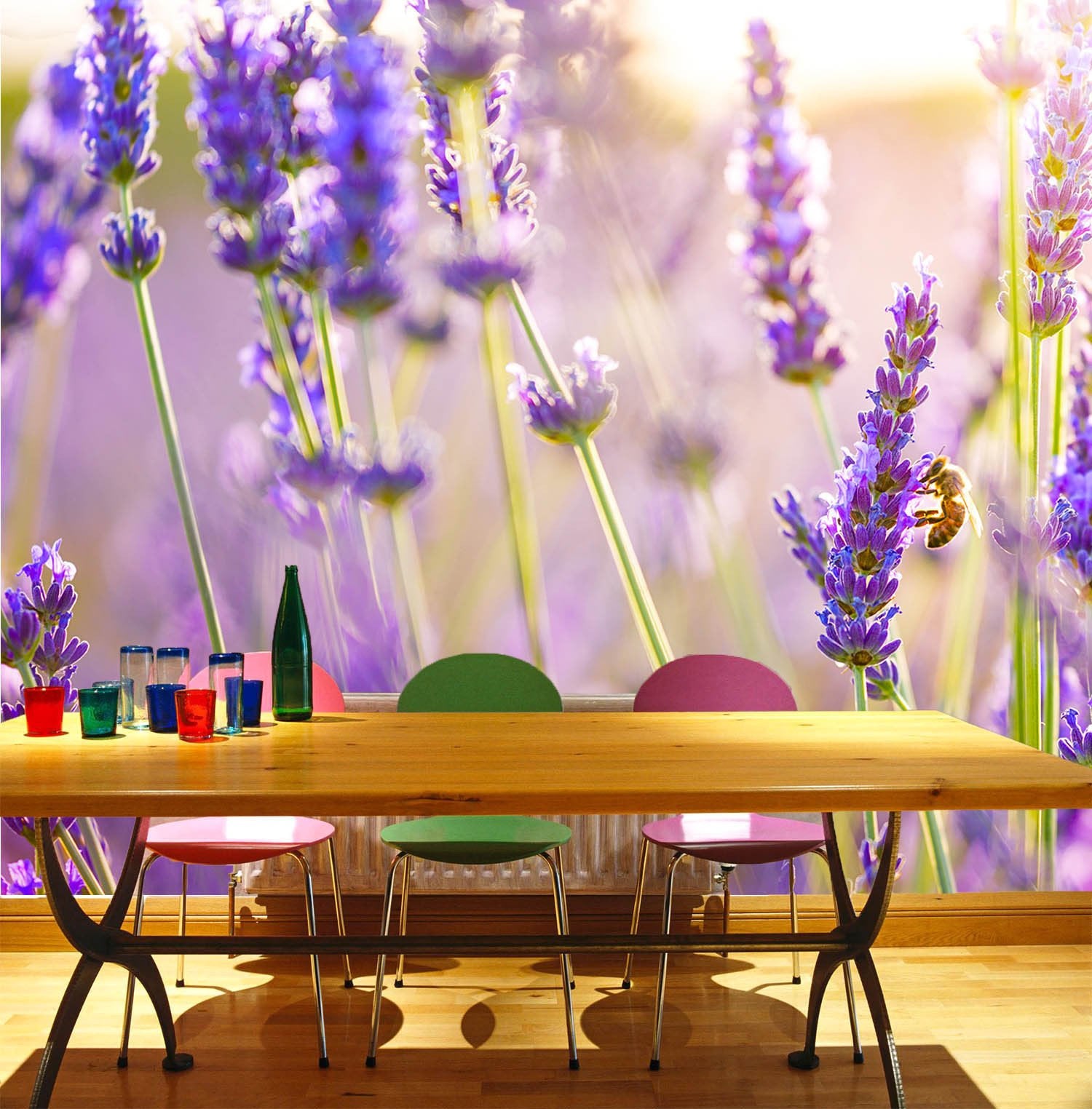 Sunshine Flower Field Wallpaper AJ Wallpaper 2 