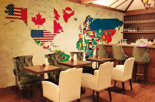 3D Flag World Map 583 Wallpaper AJ Wallpaper 