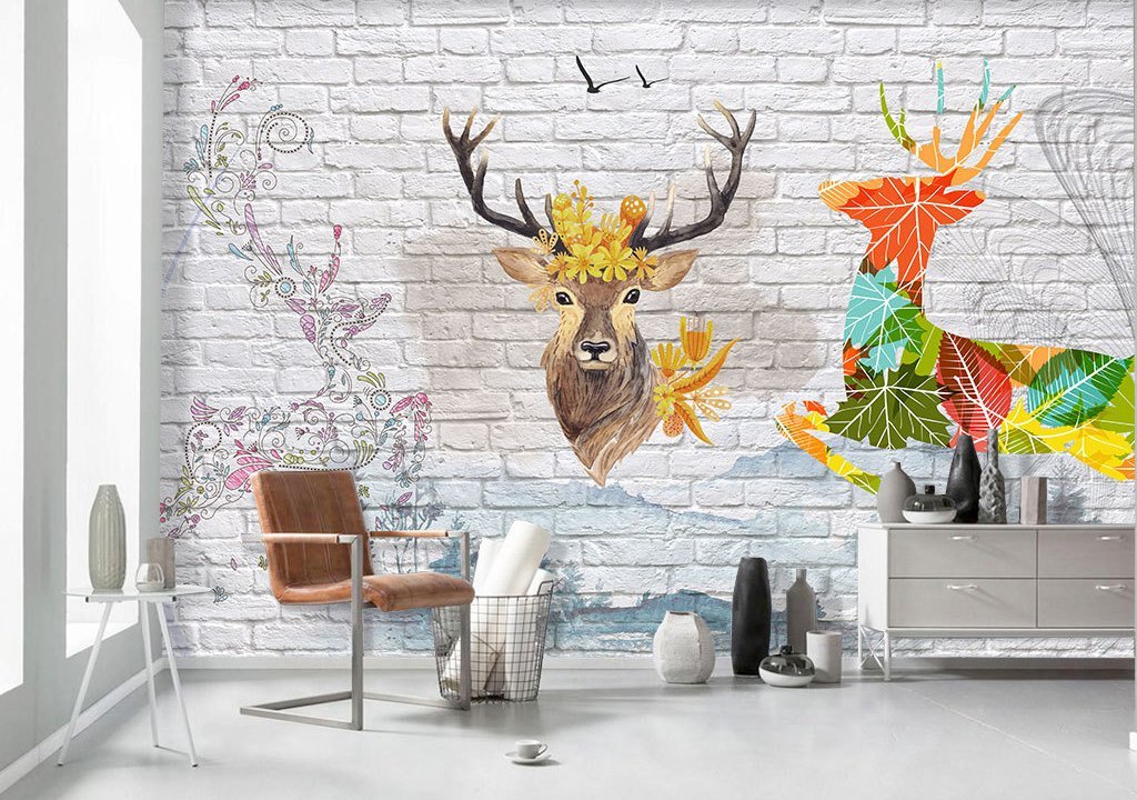 3D ELK 164 Wall Murals Wallpaper AJ Wallpaper 2 