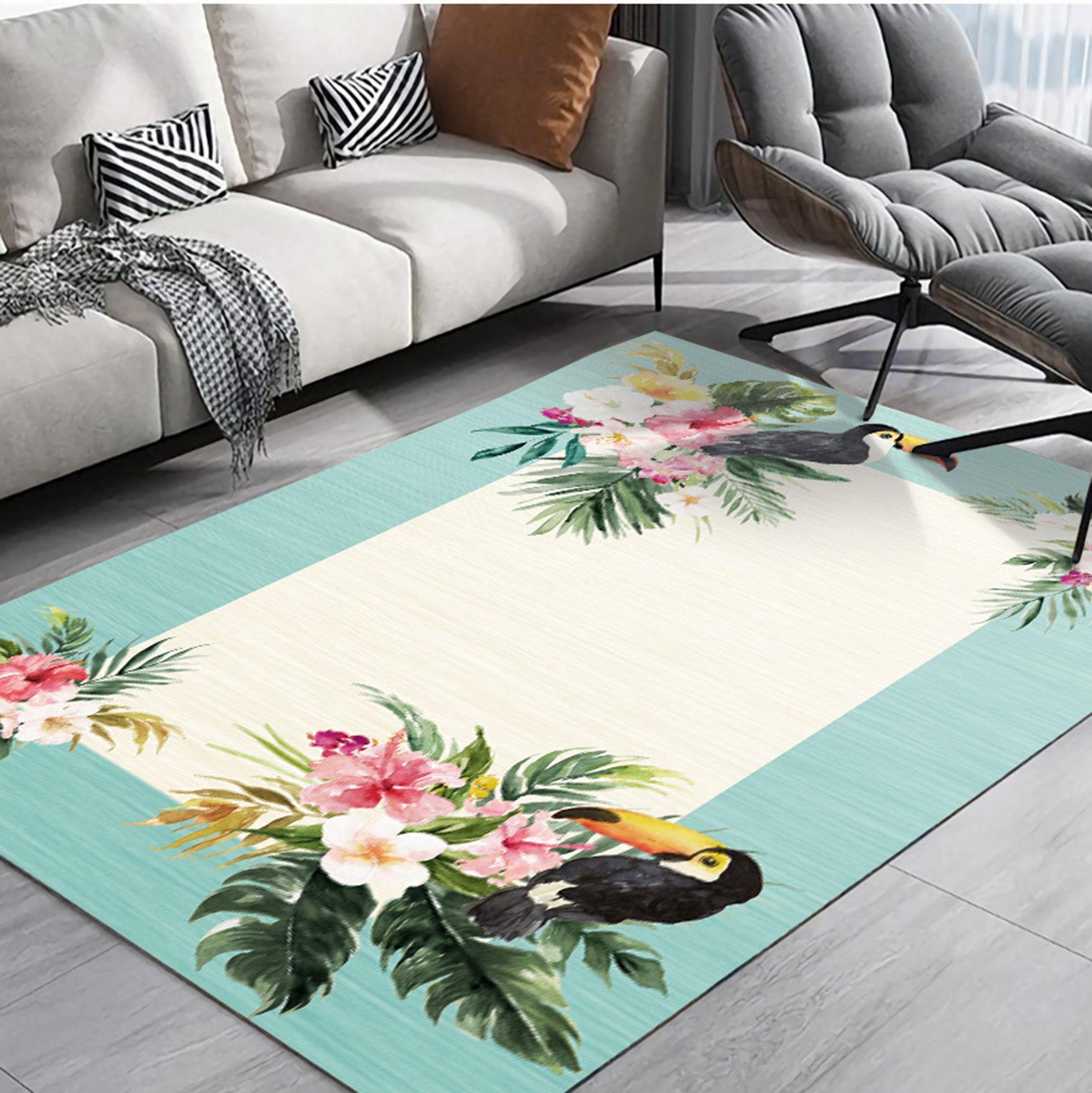 3D Beautiful Flower WG294 Non Slip Rug Mat Mat AJ Creativity Home 