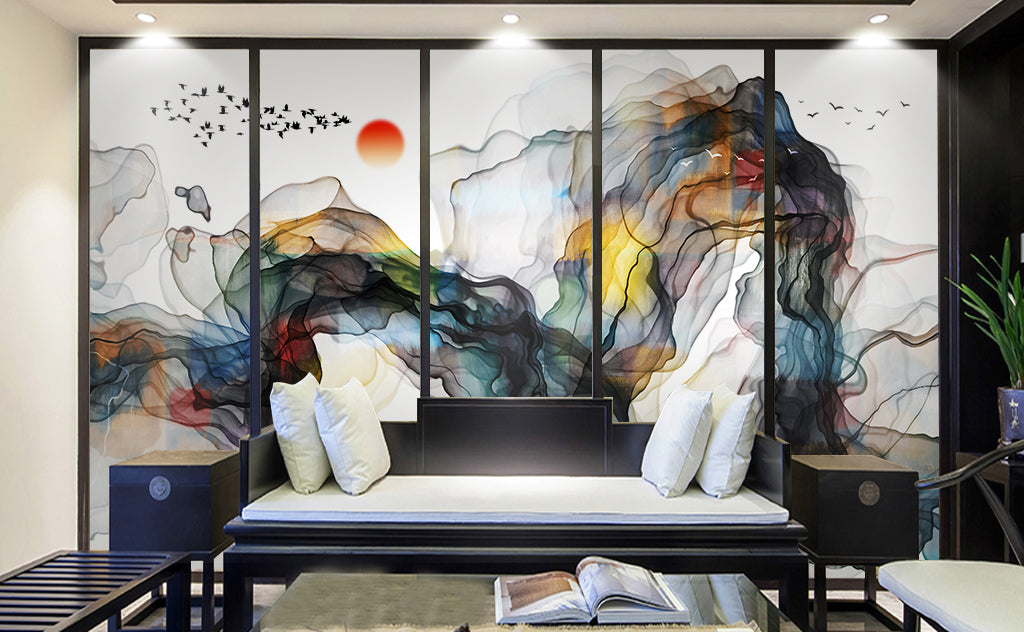 3D Color Painting WG019 Wall Murals