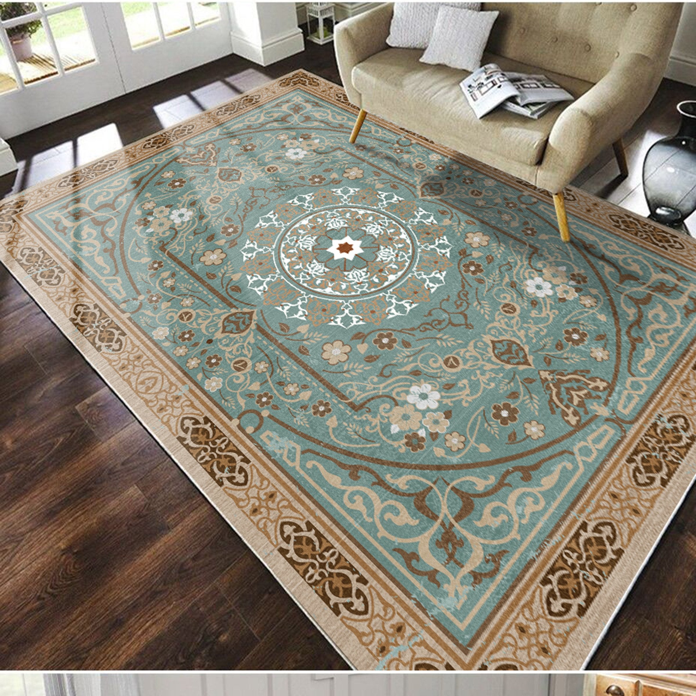 3D Color Pattern WG540 Non Slip Rug Mat Mat AJ Creativity Home 