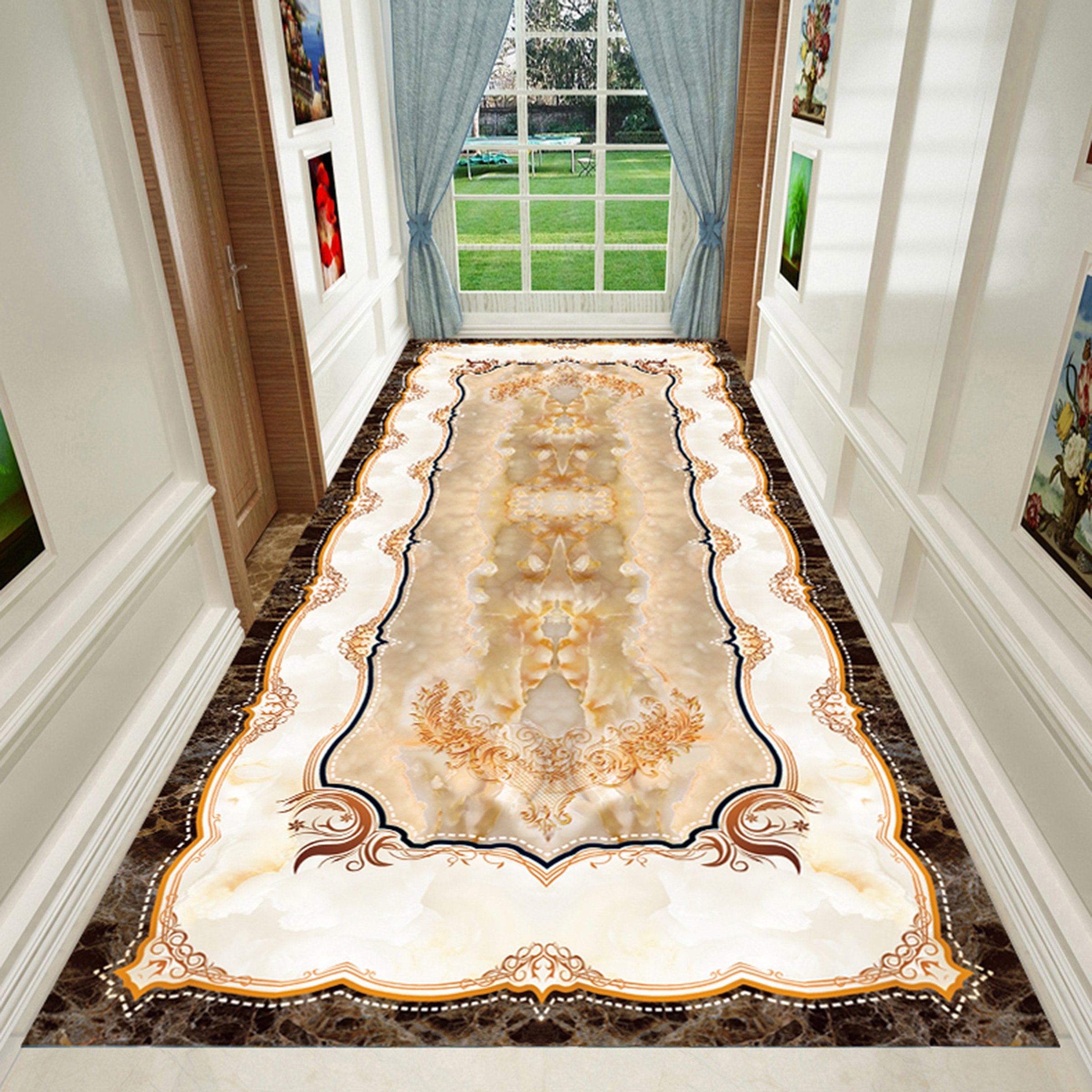 3D Marble Pattern WG586 Floor Mural Wallpaper AJ Wallpaper 2 