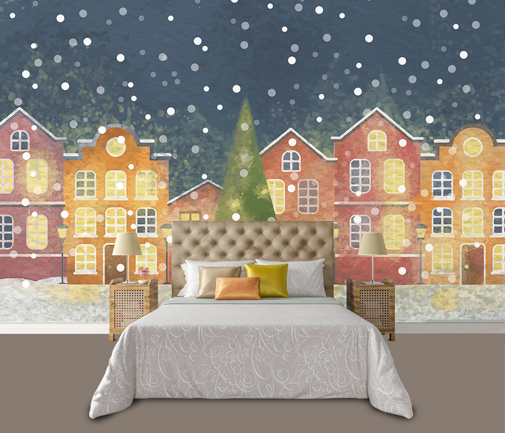3D Christmas Tree WG409 Wall Murals