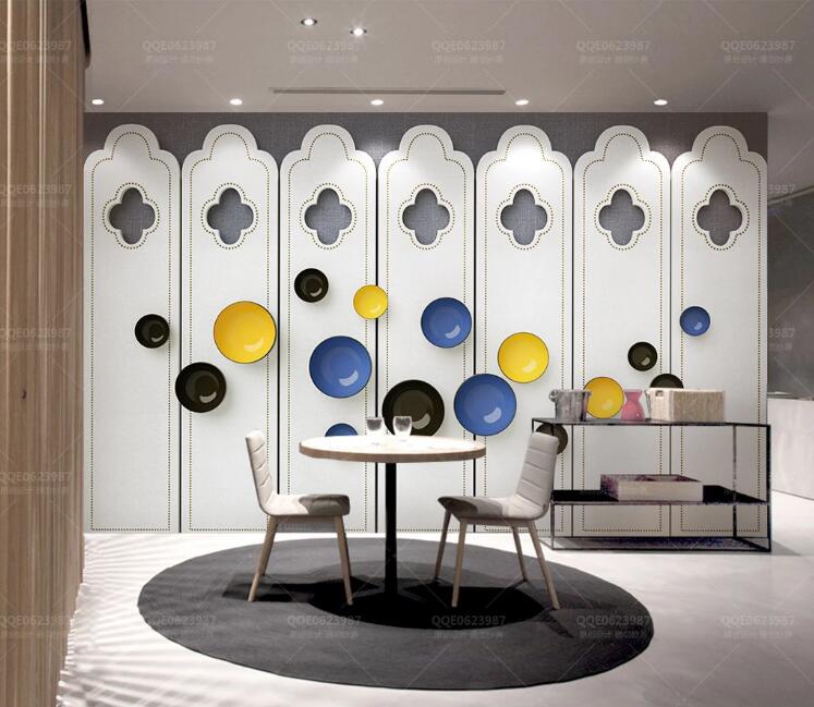 3D Color Plate WC157 Wall Murals