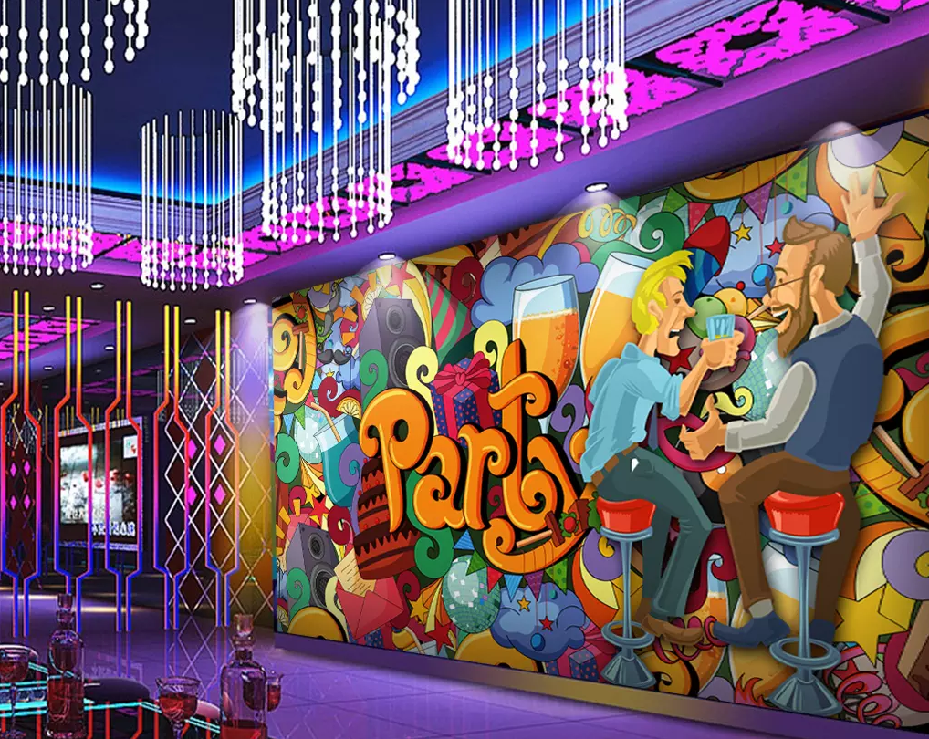 3D Cartoon Man Drinking 393 Wallpaper AJ Wallpaper 2 