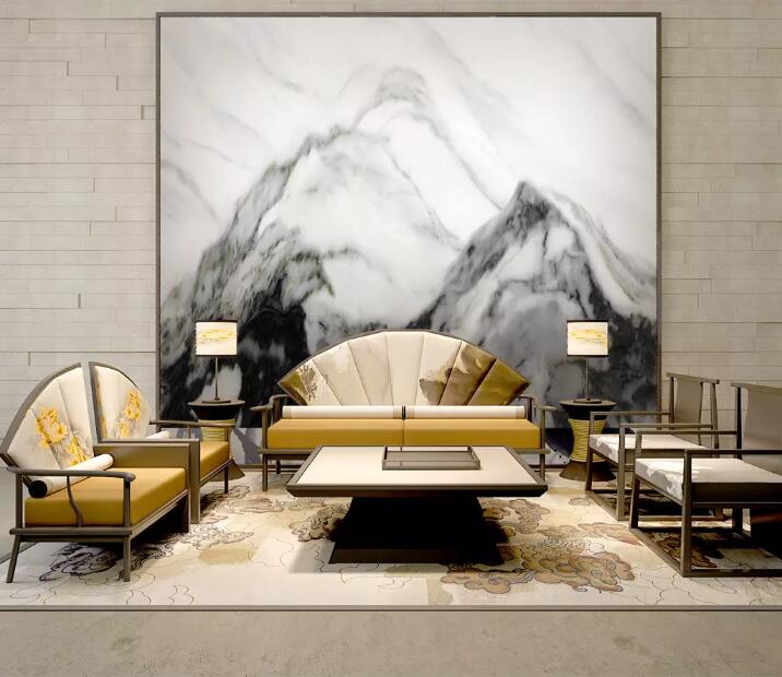 3D Sketch Mountain WG1134 Wall Murals