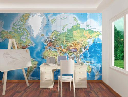 3D Business World Map 567 Wallpaper AJ Wallpaper 