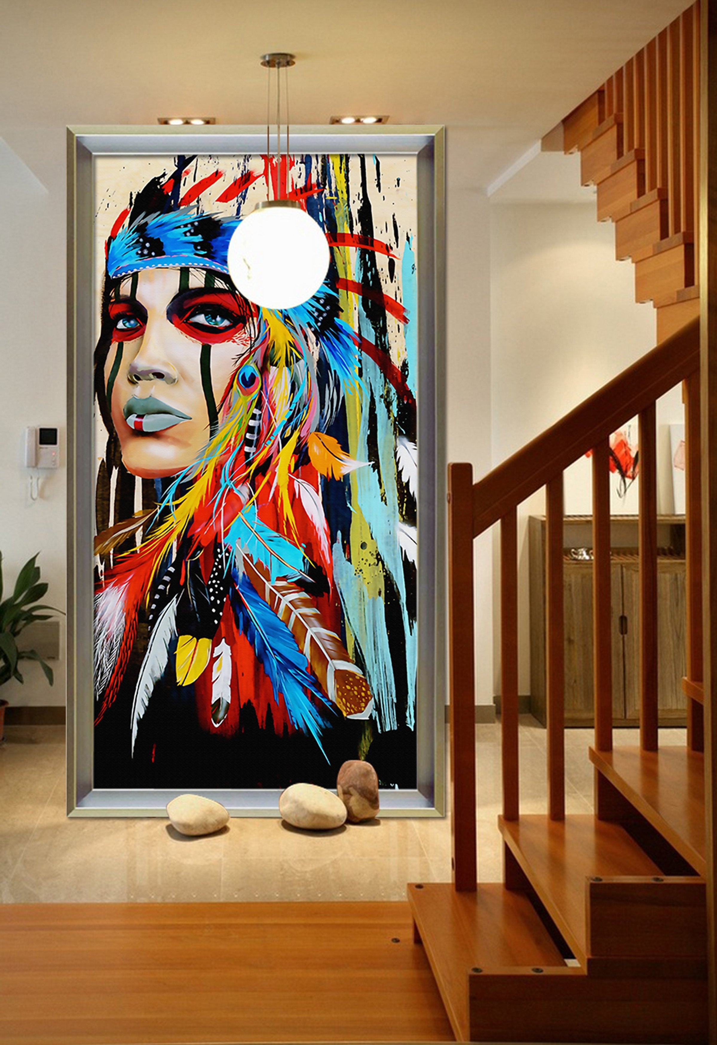 3D Painted Man 79 Wall Murals Wallpaper AJ Wallpaper 2 