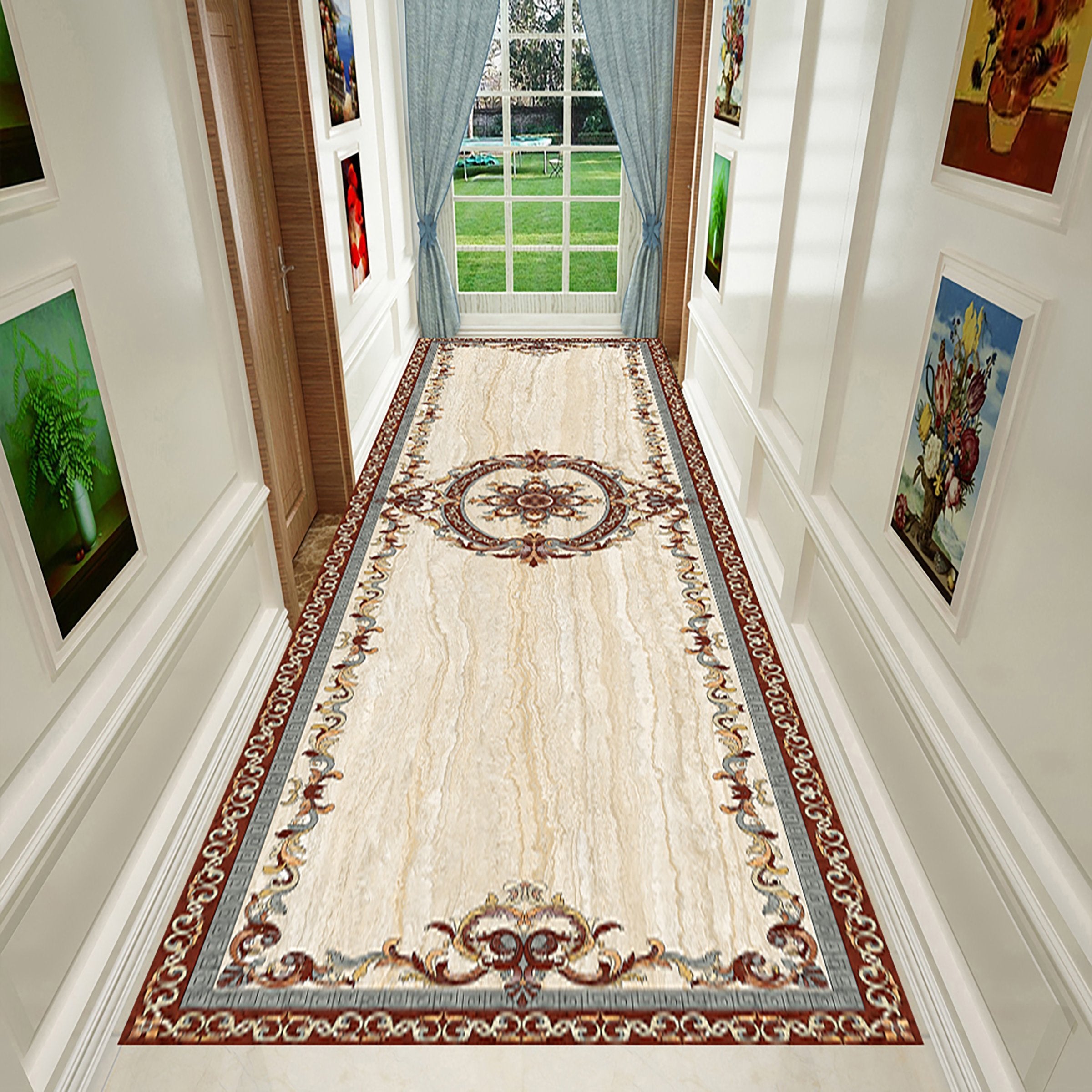 3D Marble Pattern WG200 Floor Mural Wallpaper AJ Wallpaper 2 